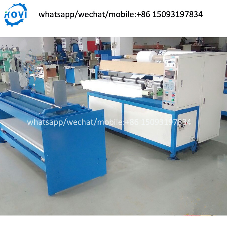 stretch film plastic film slitting and rewinding machine for tape