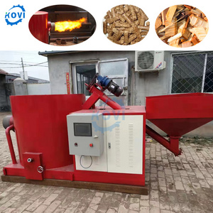 automatic fuel saver wood sawdust pellets biomass burner use biomass boiler and hot air stove biomass pellets burner machine