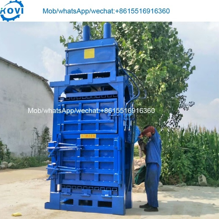 Vertical Hydraulics cardboard crap paper press baling baler machine price