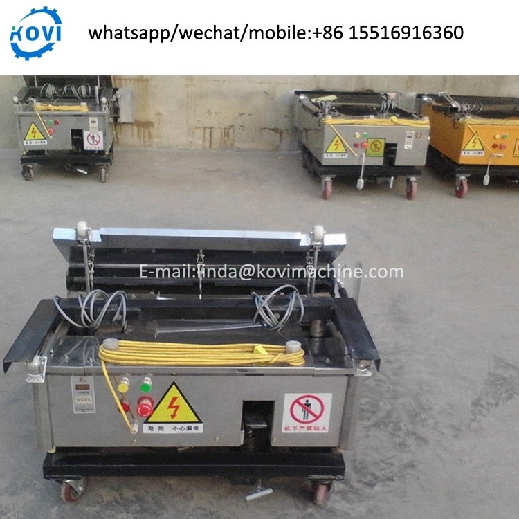 Mini wall rendering machine wall cement plastering machine