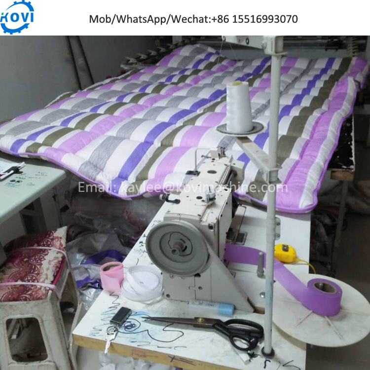 quilt carpet tape edge overedge sewing machine overedging edge-trimmer cushion covering machine