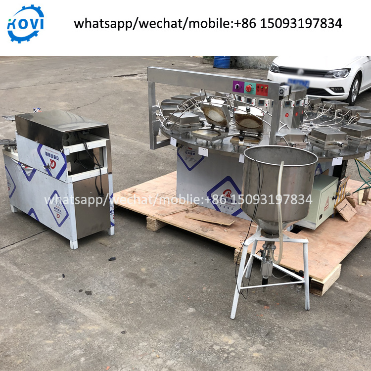 high quality electric egg roll maker rolled sugar cone machine