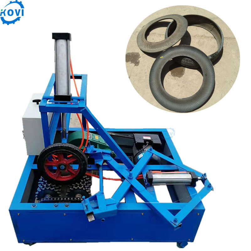 Big tire cutting machine truck tire sidewall cutter portable tire shredder for sale