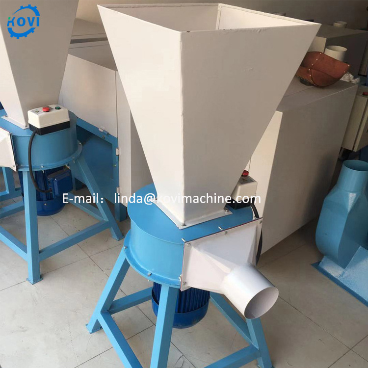 Plastic polyurethane foam shredder sponge crushing machine