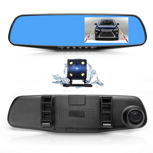 T600 Car DVR Dual Lens Car Camera Full HD 1080P Video Recorder Rearview Mirror With Rear view DVR Dash cam