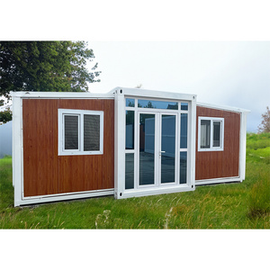 Modular Luxury House Prefabricated Foldable Tiny Homes Modern Office Pods 40Ft Expandable Container House