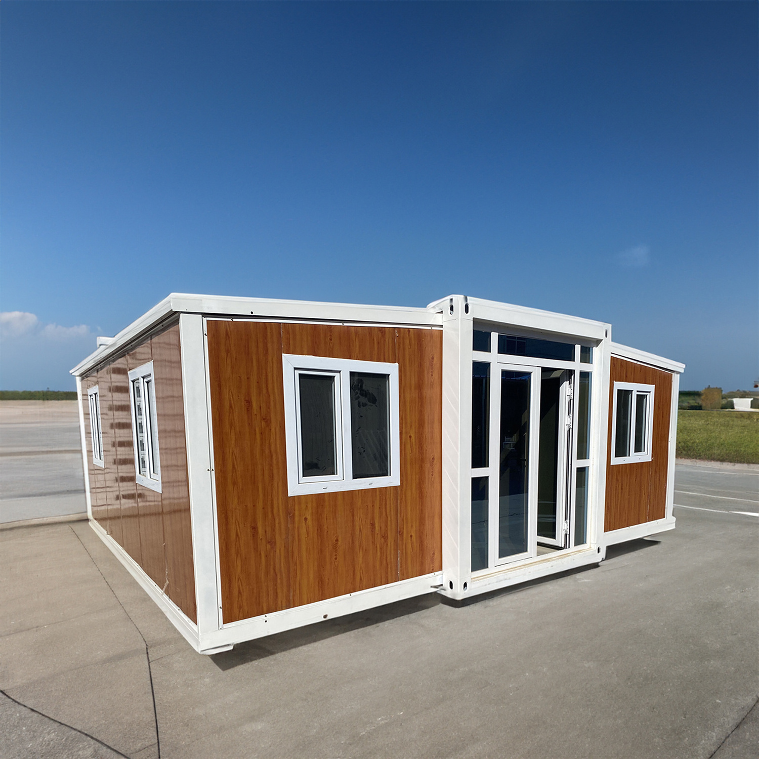 20Ft 40Ft Mobile Portable Luxury Expandable Folding Prefabricated Mobile Prefab  Container House Homes