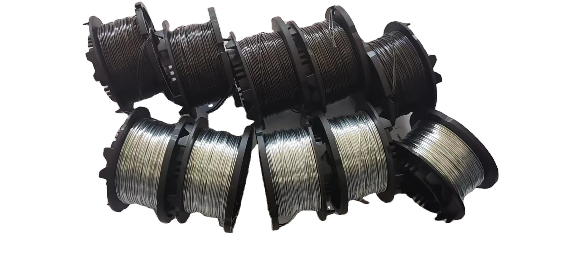 Rebar Tying Gun Machine Parts Bobbin Coil 1.0mm Double Layer 33.5m Steel Black Annealed Tie Wire Spool Machine