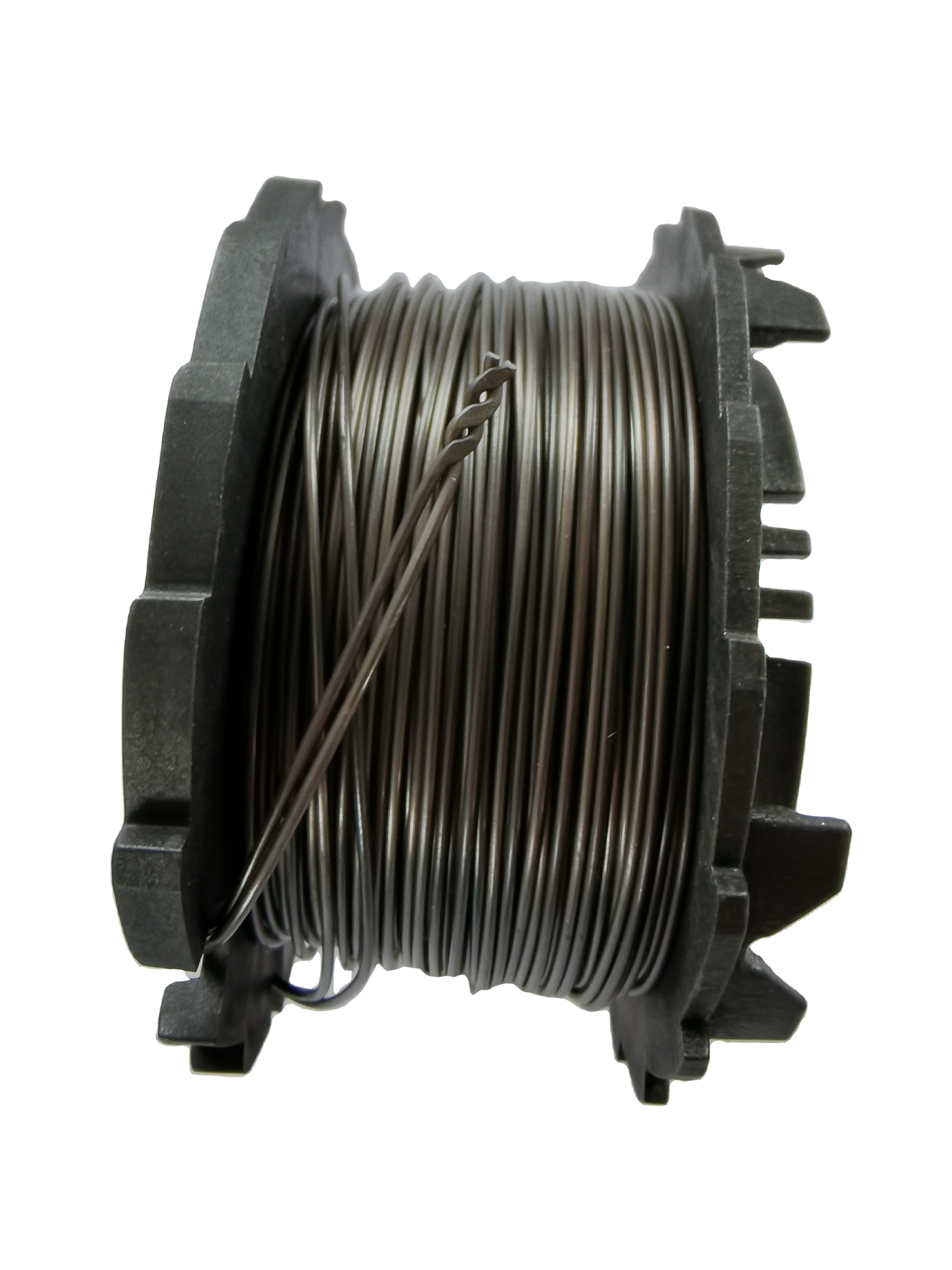 Rebar Tying Gun Machine Parts Bobbin Coil 1.0mm Double Layer 33.5m Steel Black Annealed Tie Wire Spool Machine