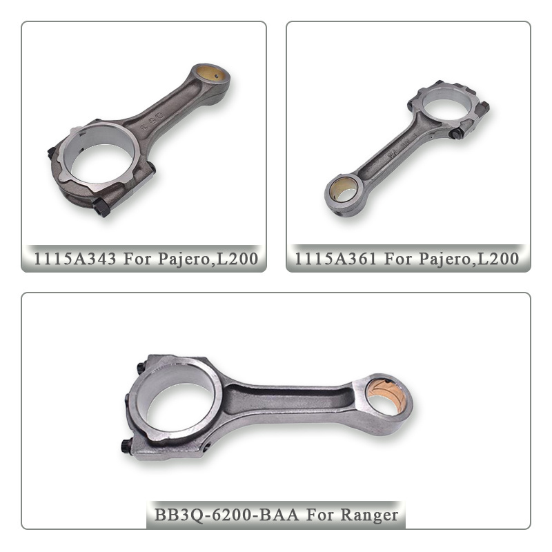 Auto Custom Size Price Aluminum Made Engine Kit Titanium Alloy Forged Connecting Rod For Ford Mitsubishi Toyota hilux Nissan