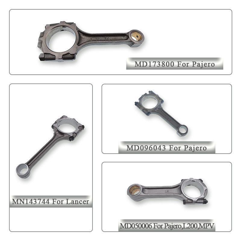 Auto Custom Size Price Aluminum Made Engine Kit Titanium Alloy Forged Connecting Rod For Ford Mitsubishi Toyota hilux Nissan