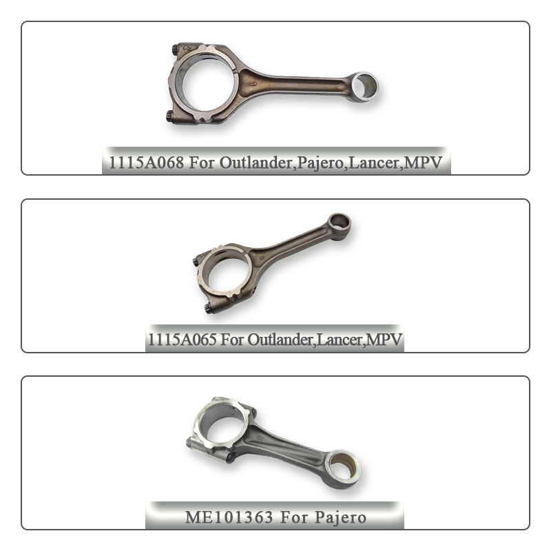 Auto Custom Size Price Aluminum Made Engine Kit Titanium Alloy Forged Connecting Rod For Ford Mitsubishi Toyota hilux Nissan