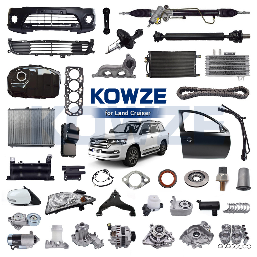 Kowze Auto Parts 4X4 System Body Kits Front Bumper Brake Booster Headlights for Toyota Land Cruiser Parts