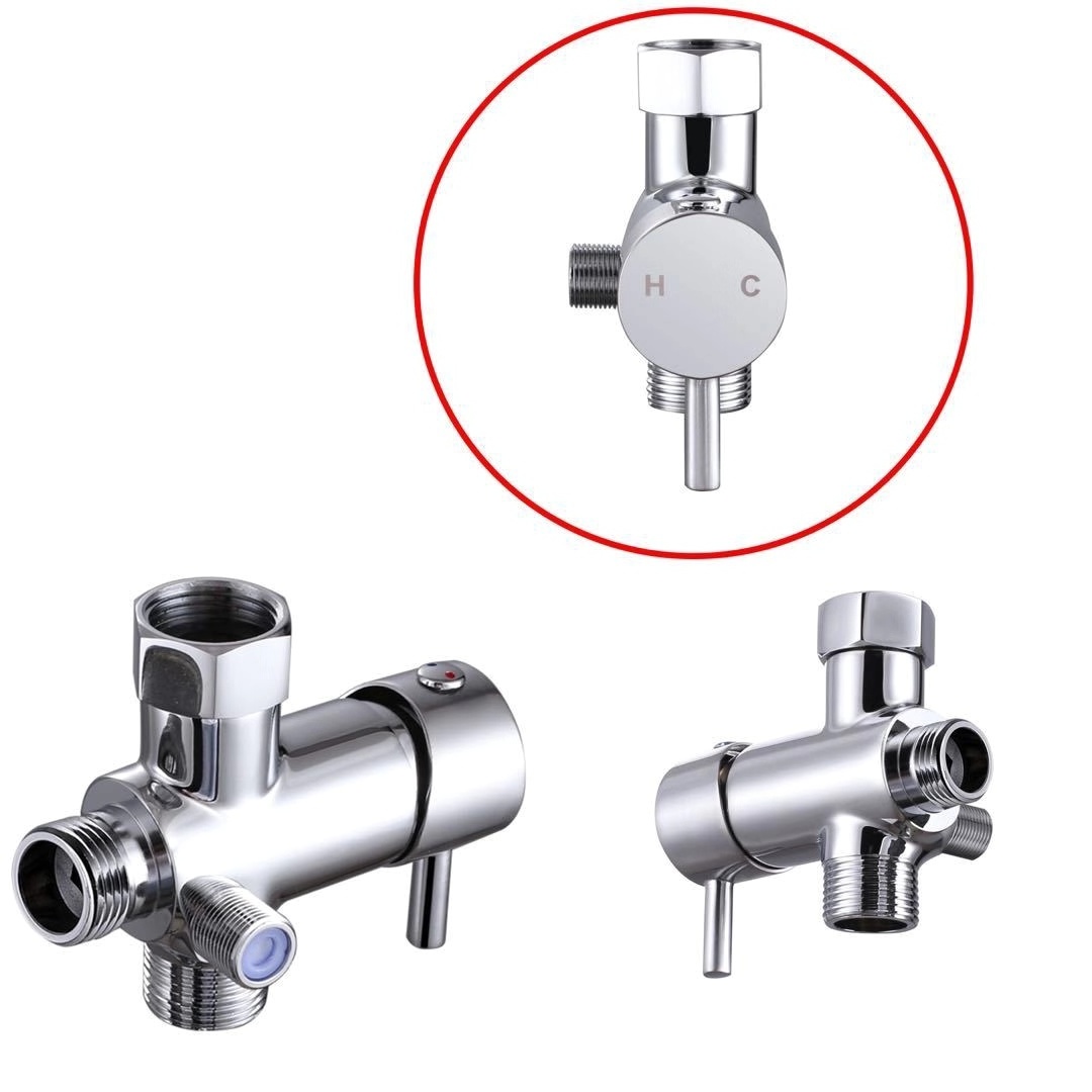 Brass Hot and Cold Bidet Mixing Valve Kit