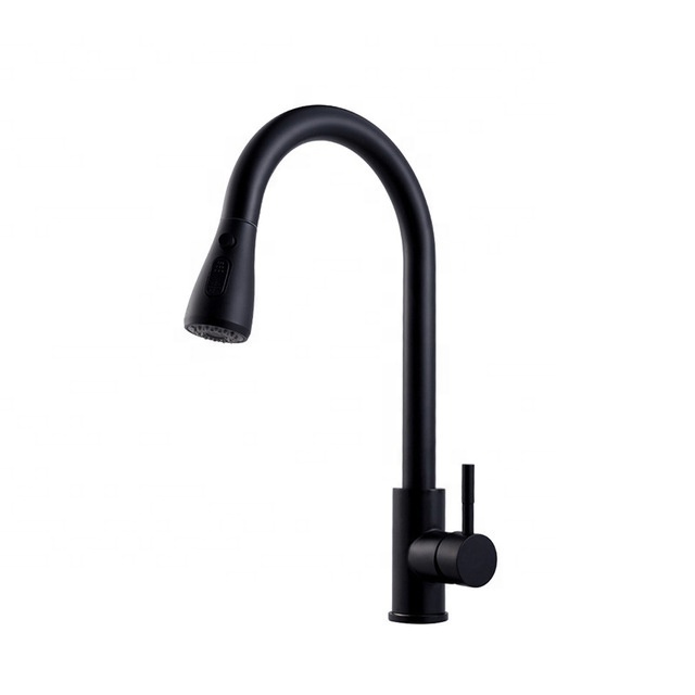 New Modern Style 304 Stainless Steel Kitchen Taps Pull Out Pull Down Kitchen Mixer Sink Faucet Sink Kitchen Faucets With Sprayer