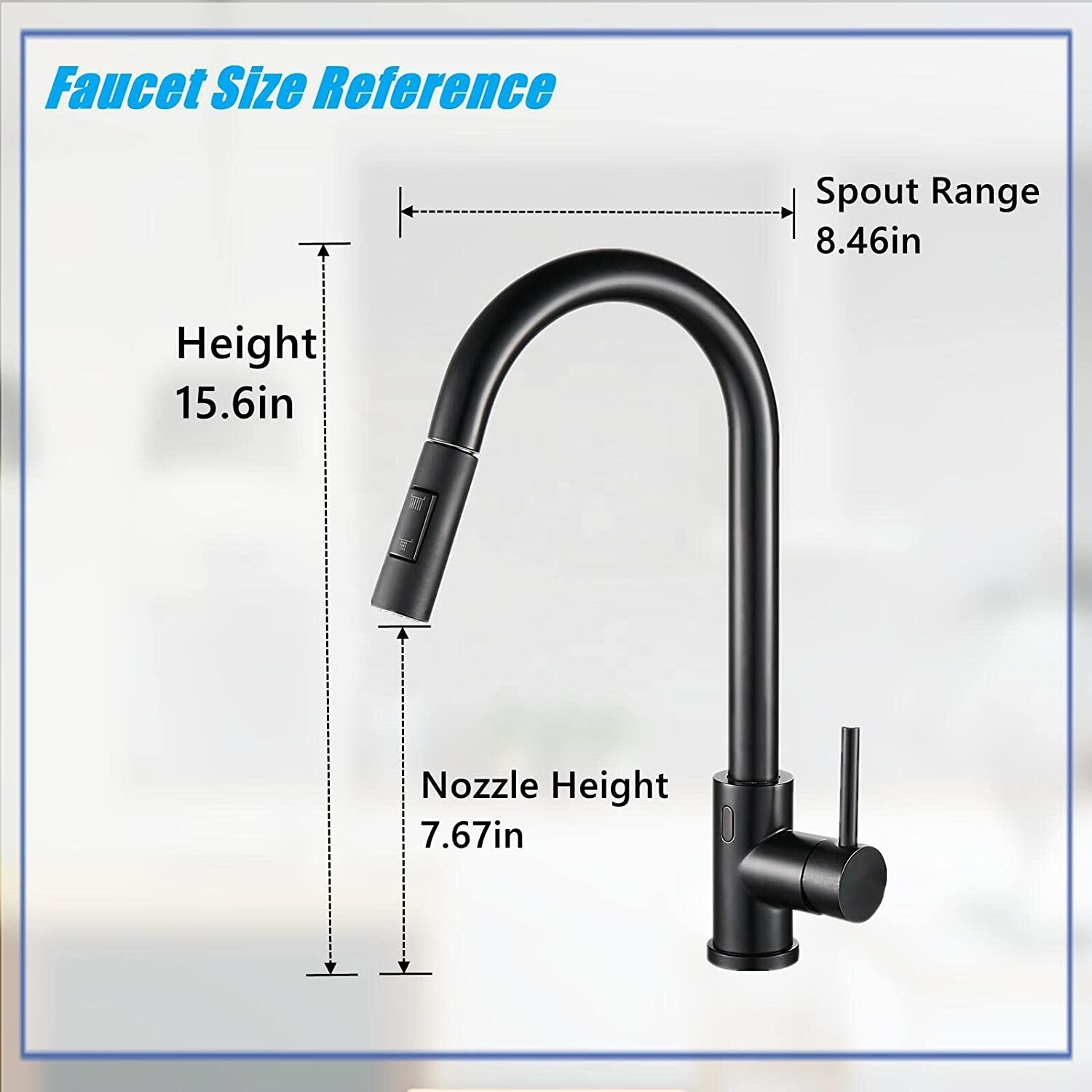 Kitchen Sensor Automatic Soap Dispenser Adapter For With Temperature Bathroom Touch On And Smart Motion 304 Touchless Faucet