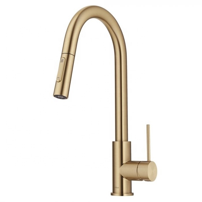 Mixer Sink Taps Tap Rose Gold Copper Water Hand Sprayer Touch Smart Wall Mounted Kitchen Faucet