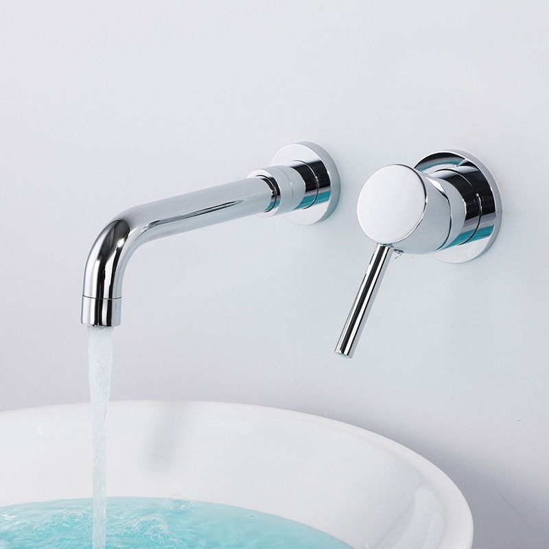 Popular In Wall Installation Water Taps Bathroom Faucet Basin Faucet