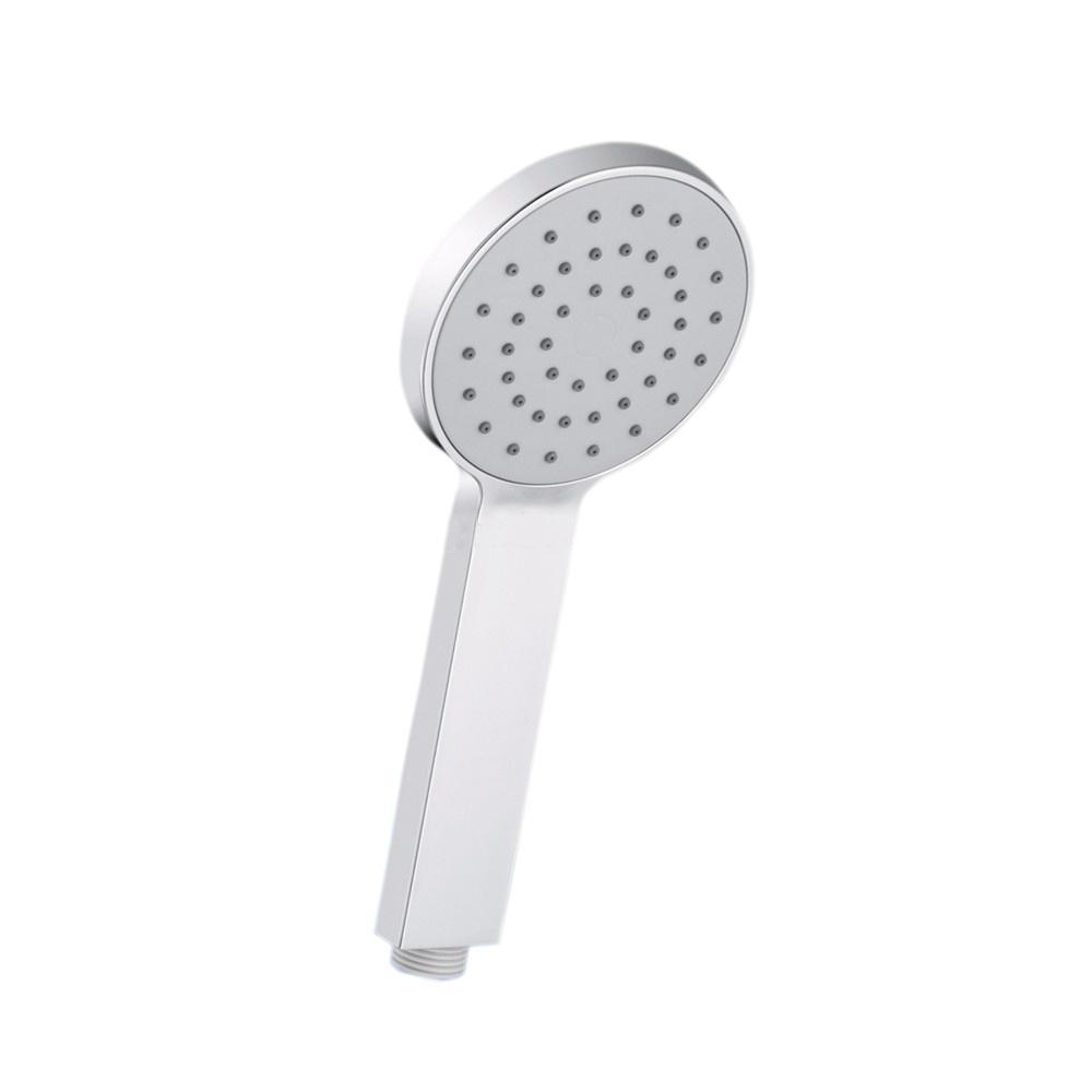 Contemporary Modern Single Function Replacement Handheld Shower Head Best for Low Water Pressure, Chrome, Water saving