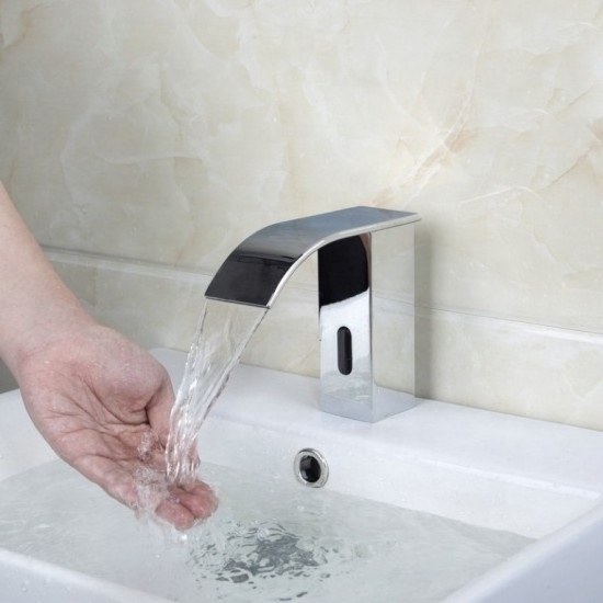 Touchless Lavatory Bathroom Basin Sink Sensor Faucet Automatic Bathroom Taps