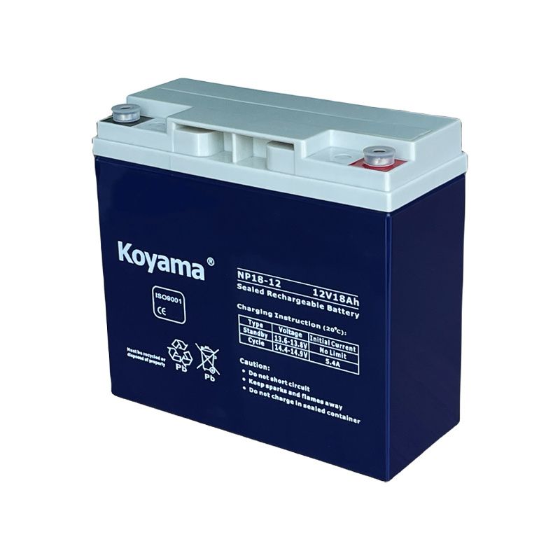 Rechargeable UPS Battery 12V 18AH Sealed Lead Acid AGM Battery for Emergency Power Supply