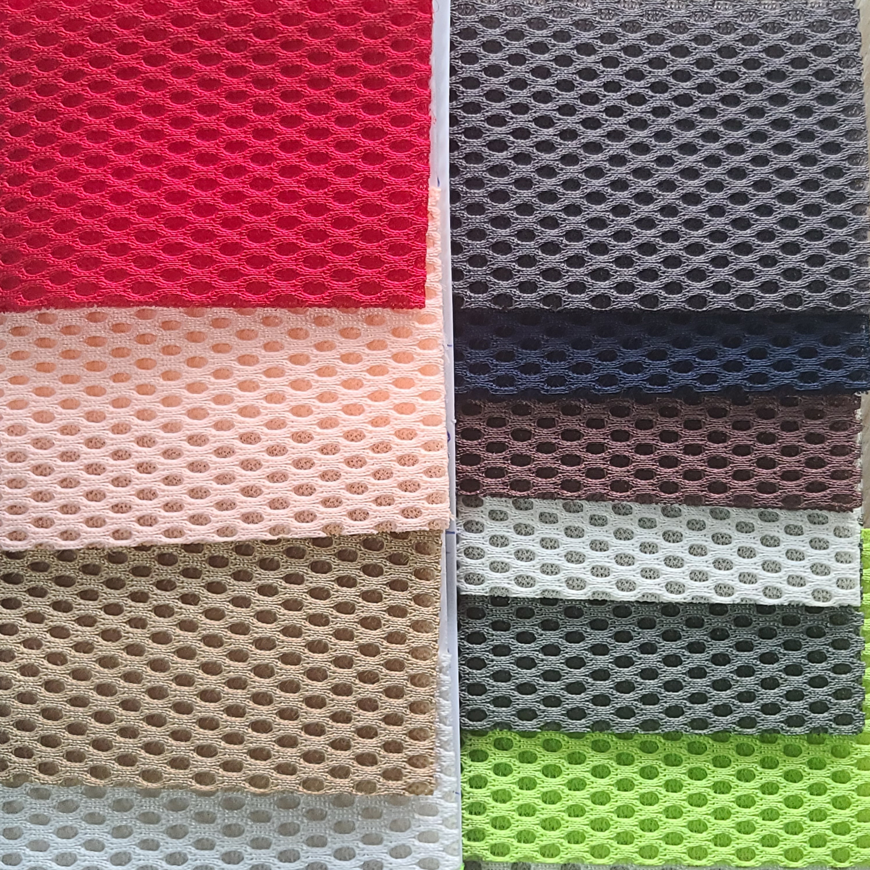 Factory 3D Spacer 100% Polyester Air Layer Mesh Sandwich Fabric for Shoes Mesh Upper Fabric