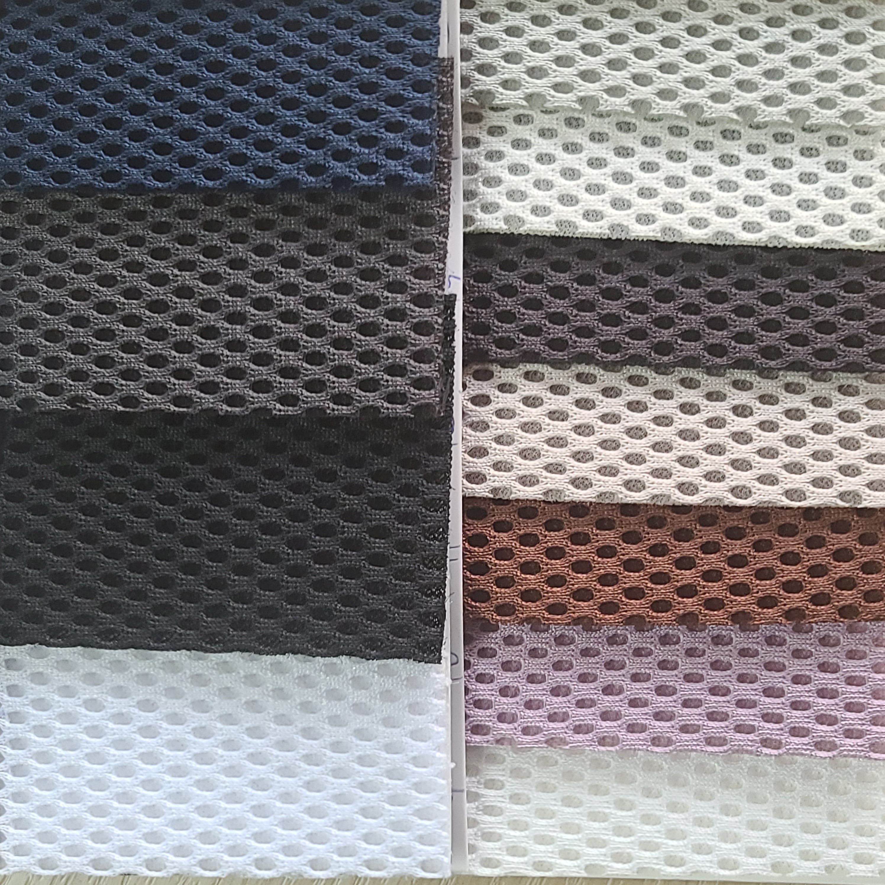 Factory 3D Spacer 100% Polyester Air Layer Mesh Sandwich Fabric for Shoes Mesh Upper Fabric