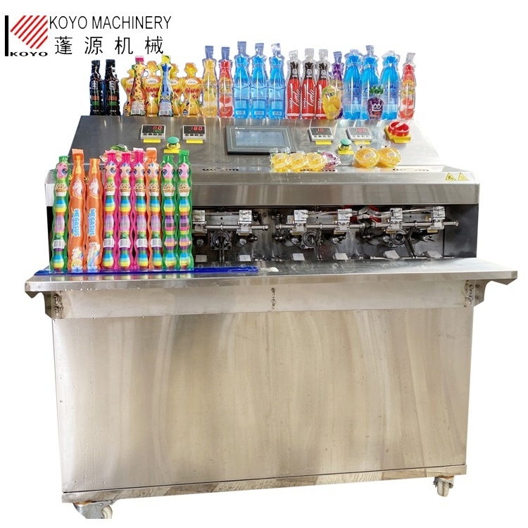 best price small plastic tube/ice freeze pops/ice fruit juice filling sealing machine