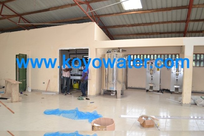 complete production line set of pure water/sachet water machinery