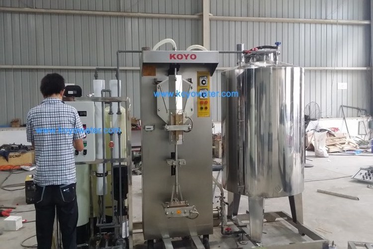 complete production line set of pure water/sachet water machinery