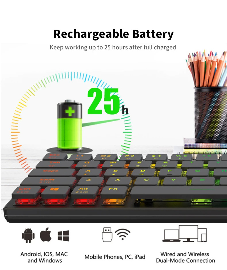 KOZH 67keys New best Low Profile Wireless Mechanical Keyboard Mechan Keyboard K8839 Pcb Rgb Ultra Thin