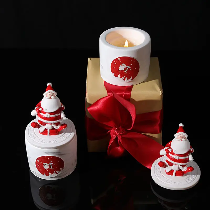 Christmas Luxury Aromatherapy soy wax scented candle for home decoration, Christmas candles for party gifts FSNC05