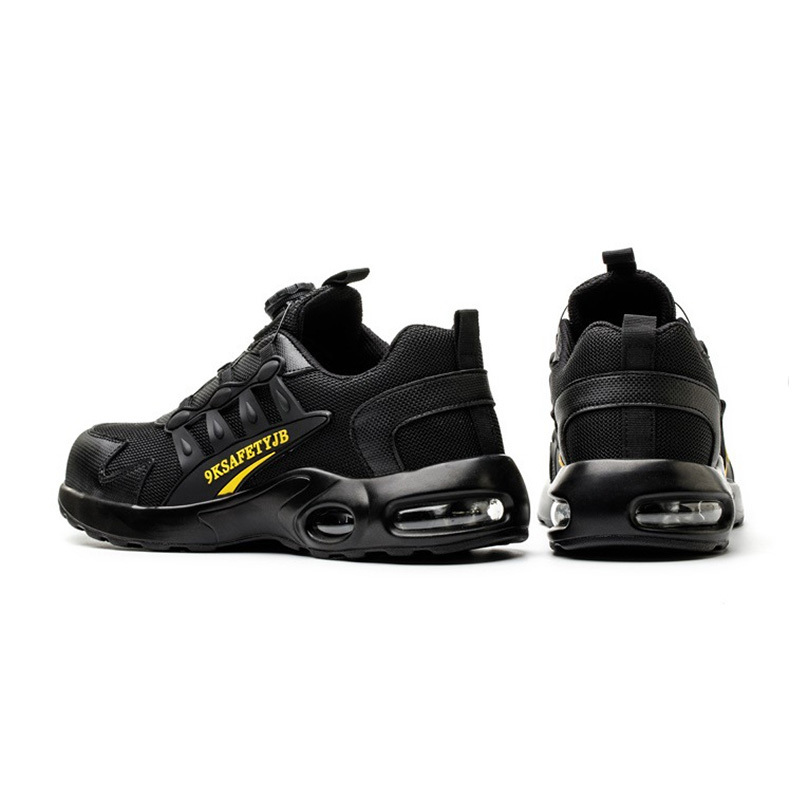 Summer breathable safety shoes. Anti-smash steel toe safety shoes, construction work boots, safety shoes for men