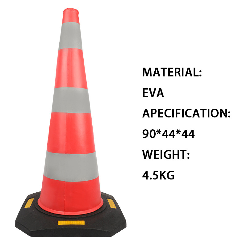 multi functional black base traffic cone manufacturers conos seguridad vial road construction cones