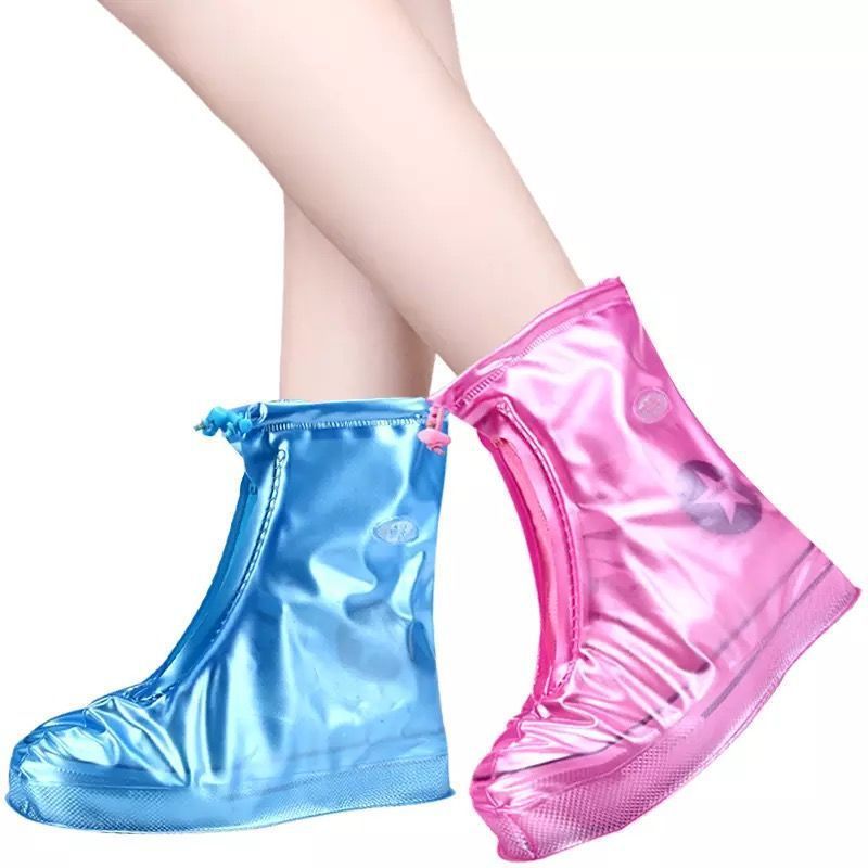 Thick wear-resistant adult rain shoe cover travel outdoor men and women convenient waterproof shoe cover wholesale