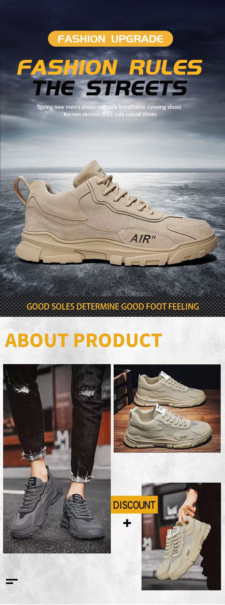 Sports shoes 2023 new spring new flying woven tide fashion leisure running wholesale men's shoes work shoes