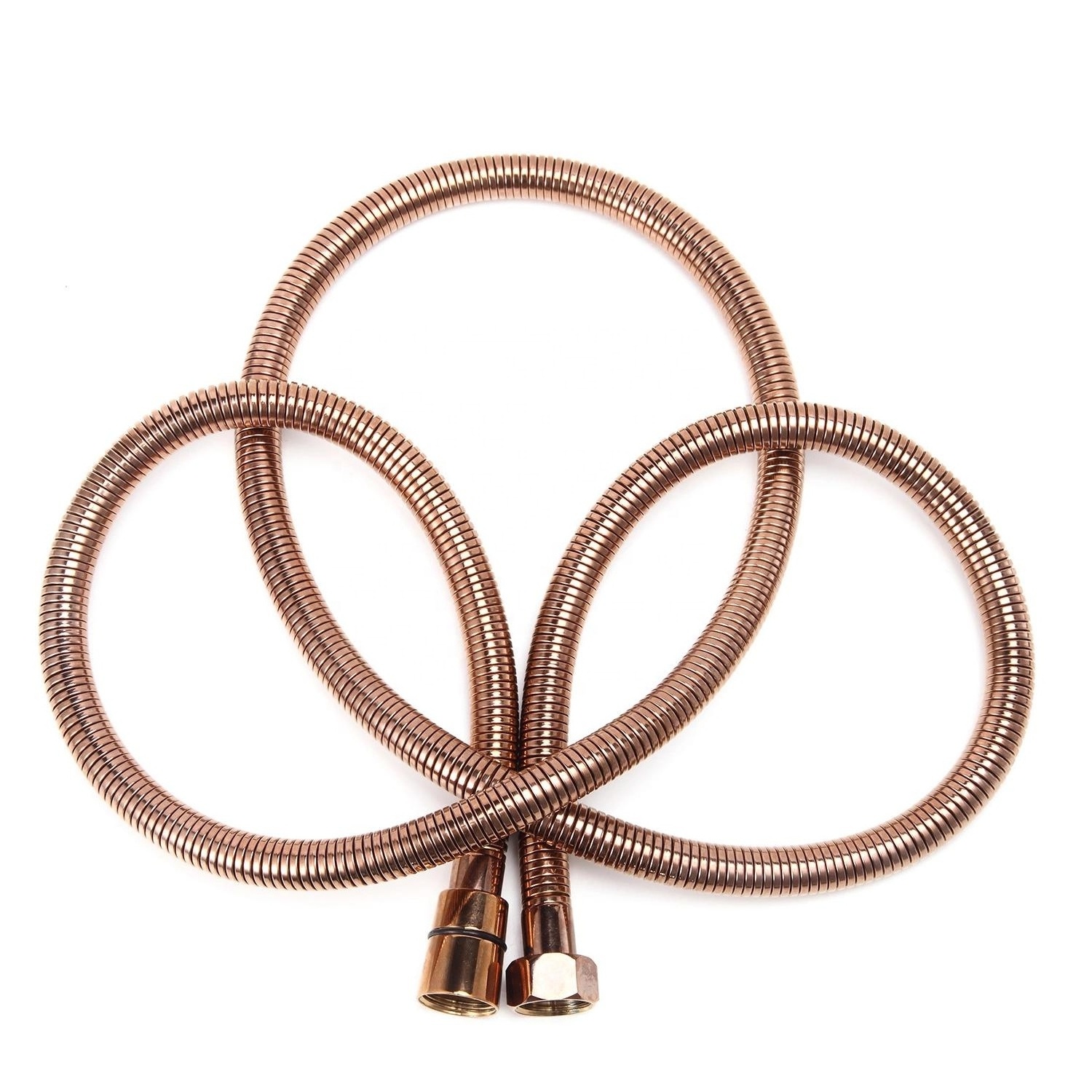 Kaiping Rose Gold Flexible Hose Strong Durability Stainless Steel Shower Hose For Sale