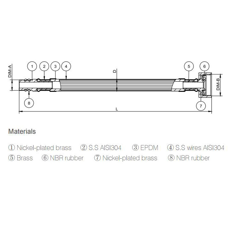 60cm 304 stainless steel flexible plumbing pipes bathroom kitchen faucet sink hose braided nylon faucet supply hose