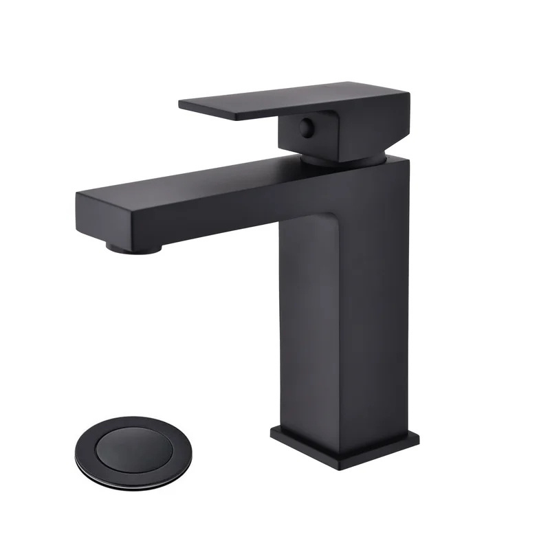 Black Waterfall Single Handle Bathroom Sink Faucet Waterfall Bathroom Faucet taps One Hole Bathroom Sink Faucet