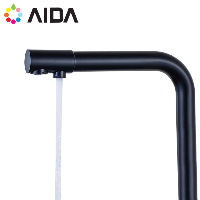 Spring Water Purifier Kitchen Faucet Dual Handle  Kitchen Sink Faucet with Water Filter