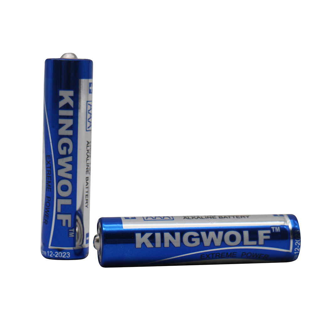 Kingwolf amazoncommercial 1.5 Volt Industrial Super No.7 No. 7 Aaa 1.5V Lr03 Am4 7 Dry Alkaline Batteries