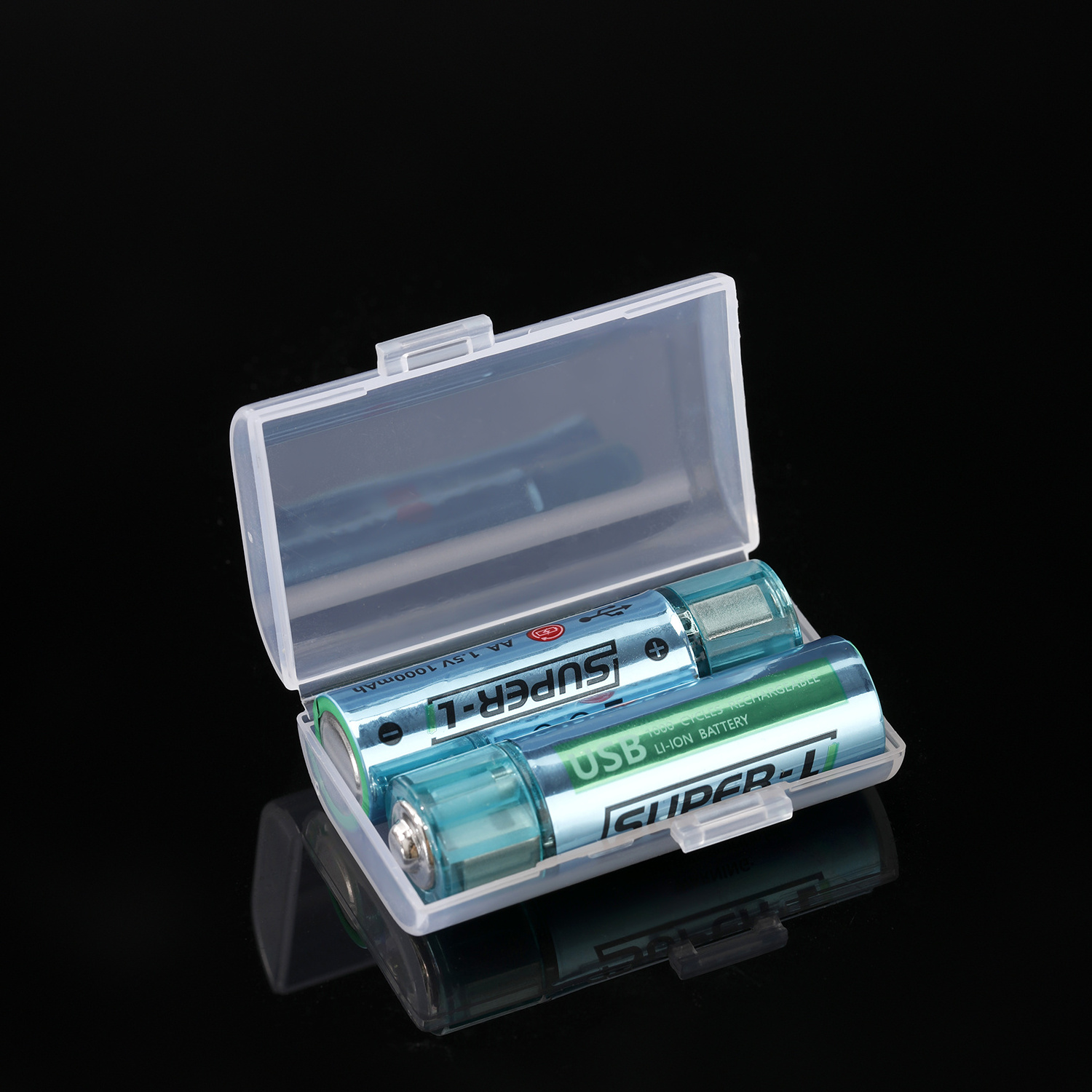 Hot sale portable usb battery rechargeable 1.5V 2500mWh flashlight size AA li ion battery in bulk