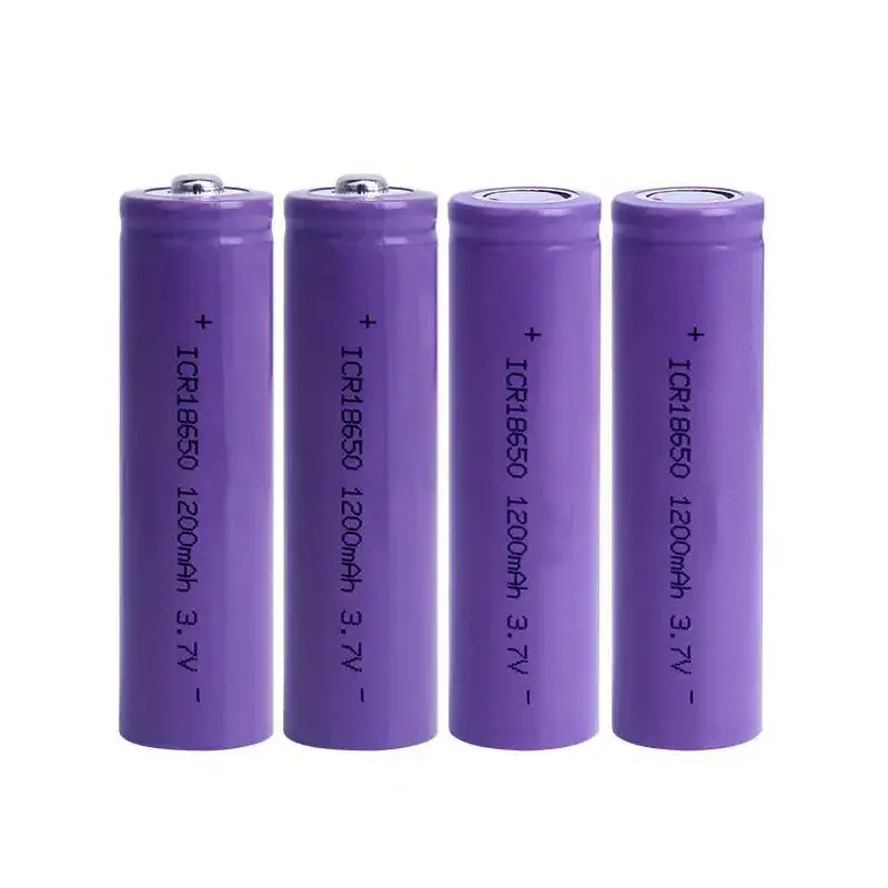 18650 Battery 1200mAh  3.7v 18650 Battery 3.7v 1200mah Li-ion 18650 1200mah 3.7v Battery