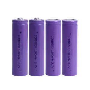 18650 Battery 1200mAh  3.7v 18650 Battery 3.7v 1200mah Li-ion 18650 1200mah 3.7v Battery