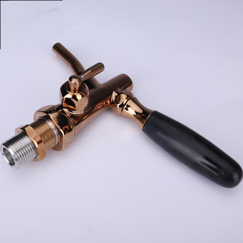 FUYONG Adjustable Flow Control Stainless Steel Brass Homebrew Bar Drink Beer Dispenser Faucet Tap