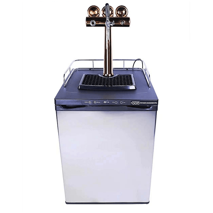 FUYONG 2 US Kegs Backpack Beer cooler Stainless Steel draft beer keg 2 taps/faucets draft beer kegerator