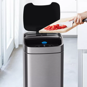 Kitchen/Livingroom/Commericial  Home Stainless Steel Touchless Waste Bin Smart Sensor Trash Bin