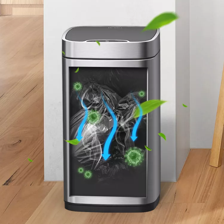 Kitchen/Livingroom/Commericial  Home Stainless Steel Touchless Waste Bin Smart Sensor Trash Bin