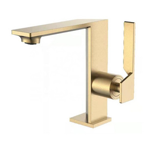 Modern single handle fancy bathroom faucet sink basin golden vanity faucet