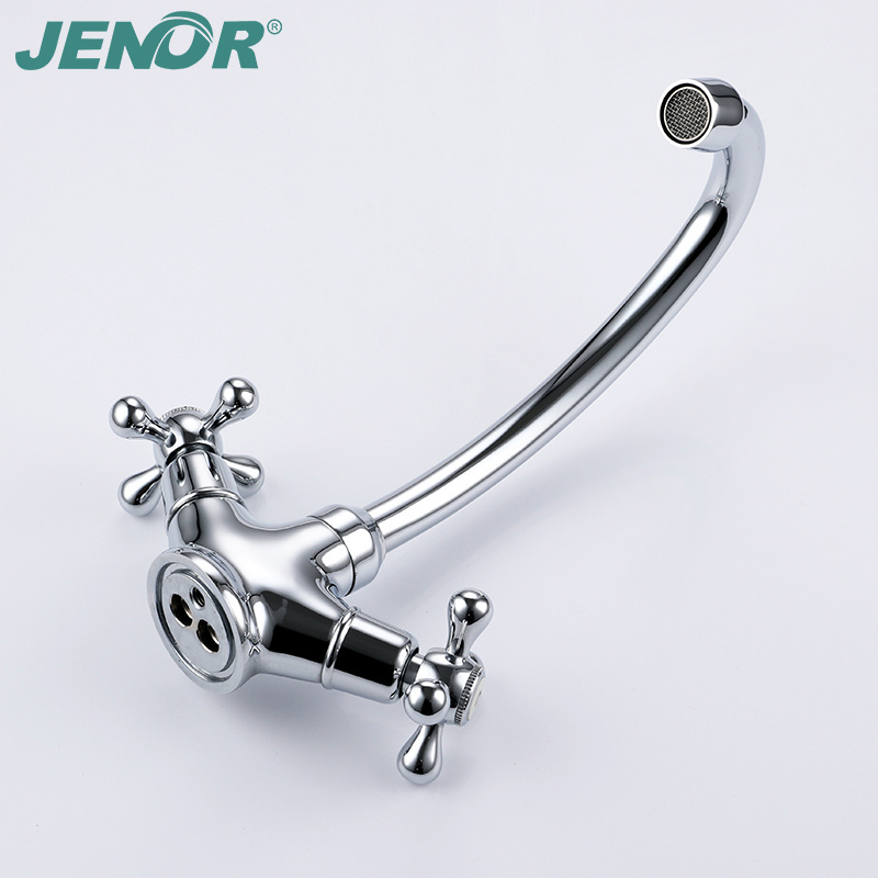 5013A High Quality New Deck Mount Modern Gear Dual Handles Kitchen Faucet double handle faucet